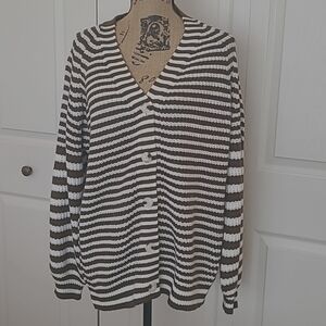 😊Striped Cardigan